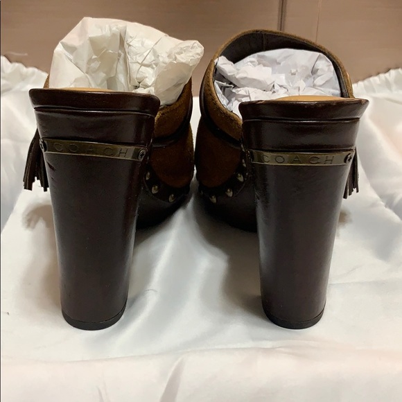 SOLD***Coach brown clogs! - Picture 2 of 3